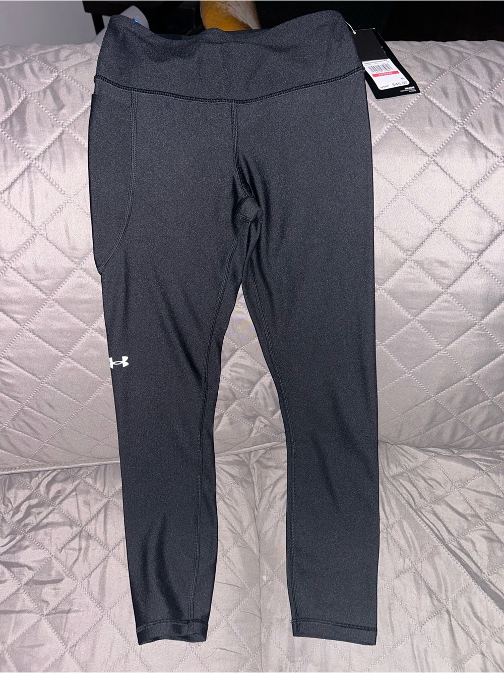 Under Armour Women’s Black Performance Leggings with Logo